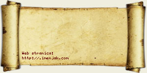 Jakov Srećković vizit kartica